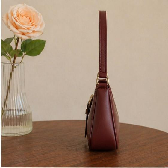 Shoulder Bag-Maroon