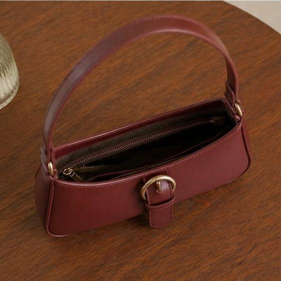 Shoulder Bag-Maroon