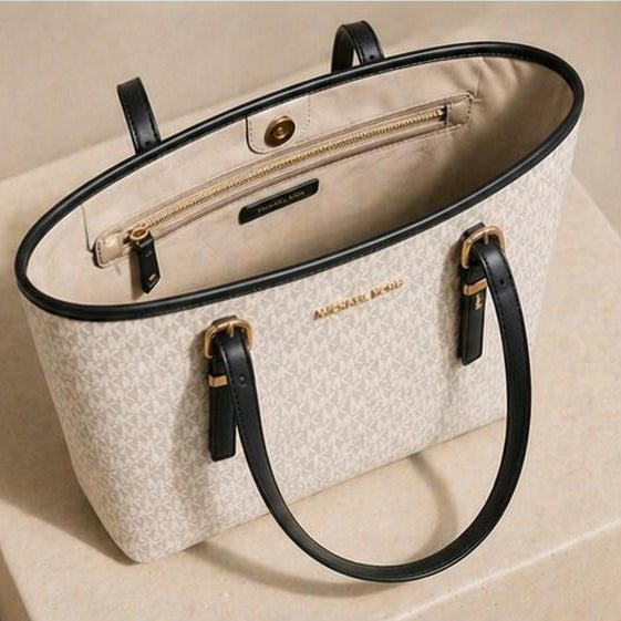 Elegant MK Monogram Large Shoulder Bag for Women - Office & Casual Wear