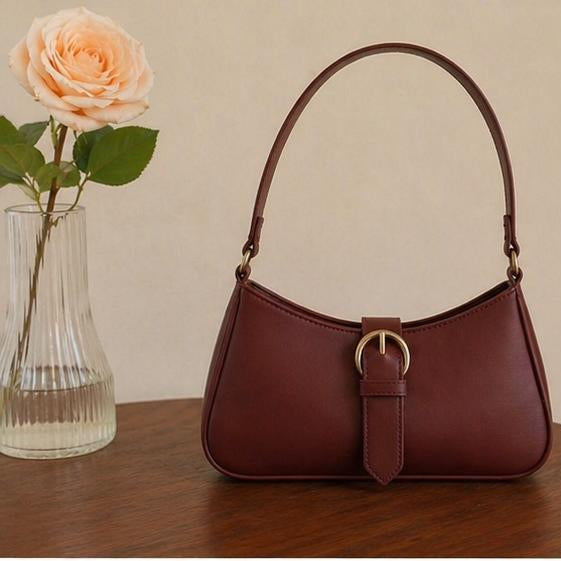 Shoulder Bag-Maroon
