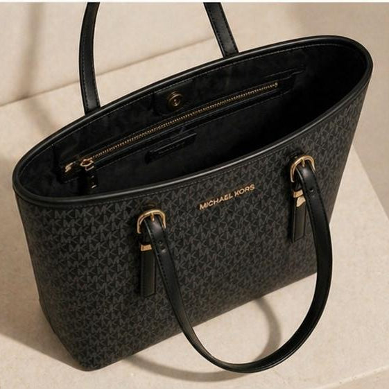 Elegant MK Monogram Large Shoulder Bag for Women - Office & Casual Wear