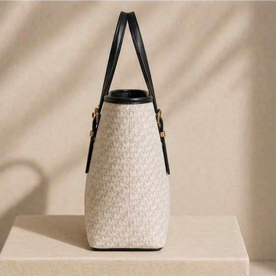 Elegant MK Monogram Large Shoulder Bag for Women - Office & Casual Wear
